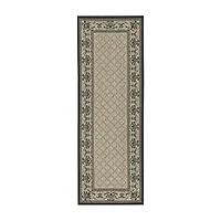 Safavieh Courtyard Collection Alden Oriental Indoor/Outdoor Runner Rug
