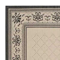 Safavieh Courtyard Collection Alden Oriental Indoor/Outdoor Runner Rug