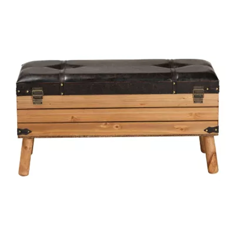 Amena Living Room Collection Upholstered Ottoman