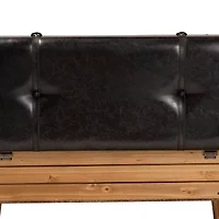 Amena Living Room Collection Upholstered Ottoman