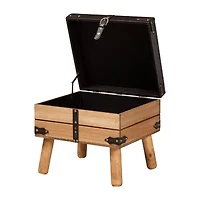 Amena Living Room Collection Upholstered Ottoman