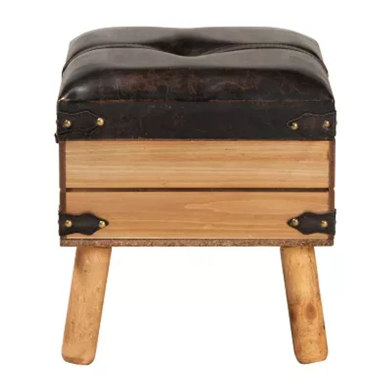 Amena Living Room Collection Upholstered Ottoman