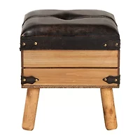 Amena Living Room Collection Upholstered Ottoman
