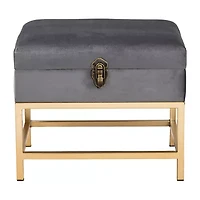 Aliana Living Room Collection Upholstered Ottoman