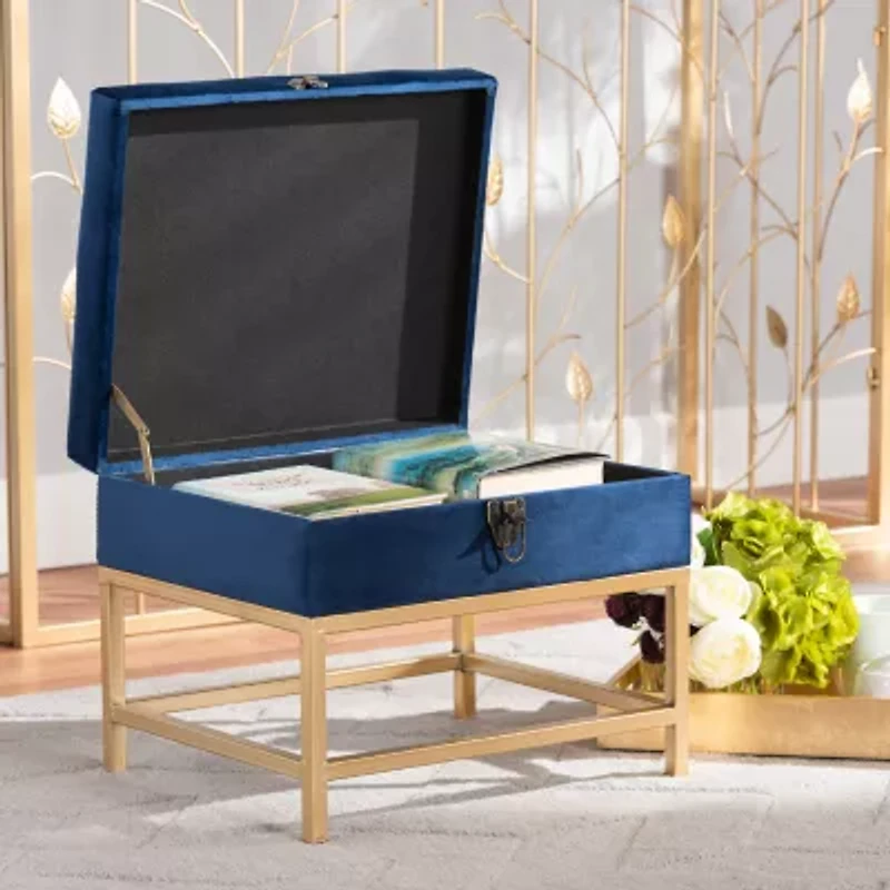 Aliana Living Room Collection Upholstered Ottoman