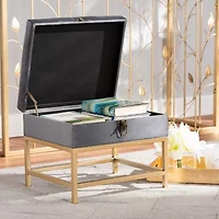 Aliana Living Room Collection Upholstered Ottoman