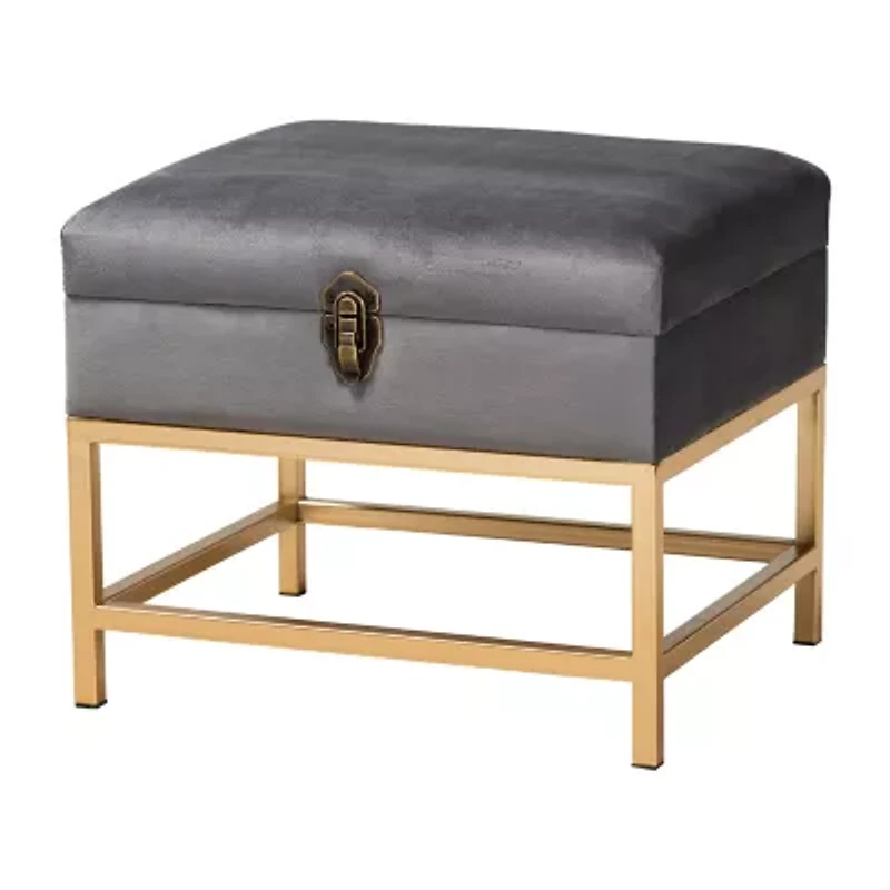Aliana Living Room Collection Upholstered Ottoman