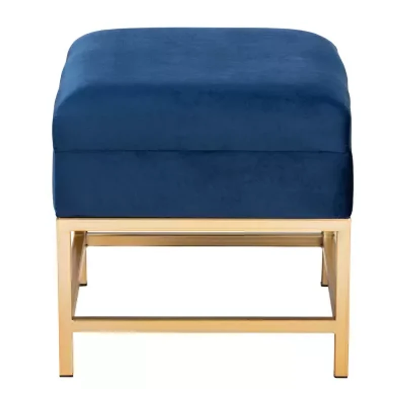 Aliana Living Room Collection Upholstered Ottoman
