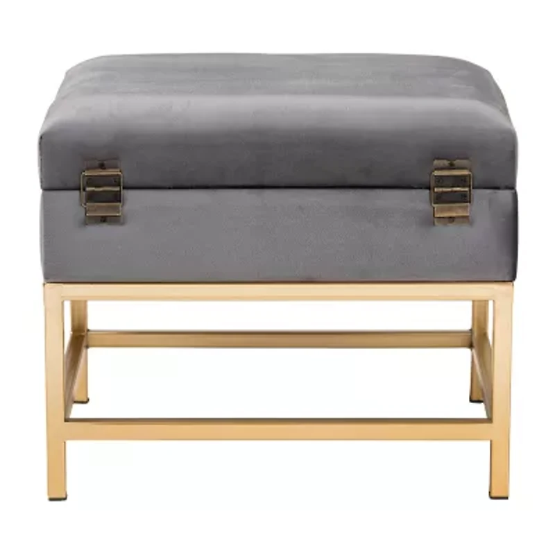 Aliana Living Room Collection Upholstered Ottoman