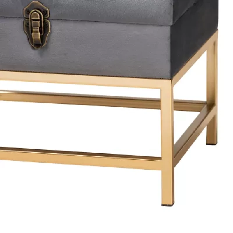 Aliana Living Room Collection Upholstered Ottoman