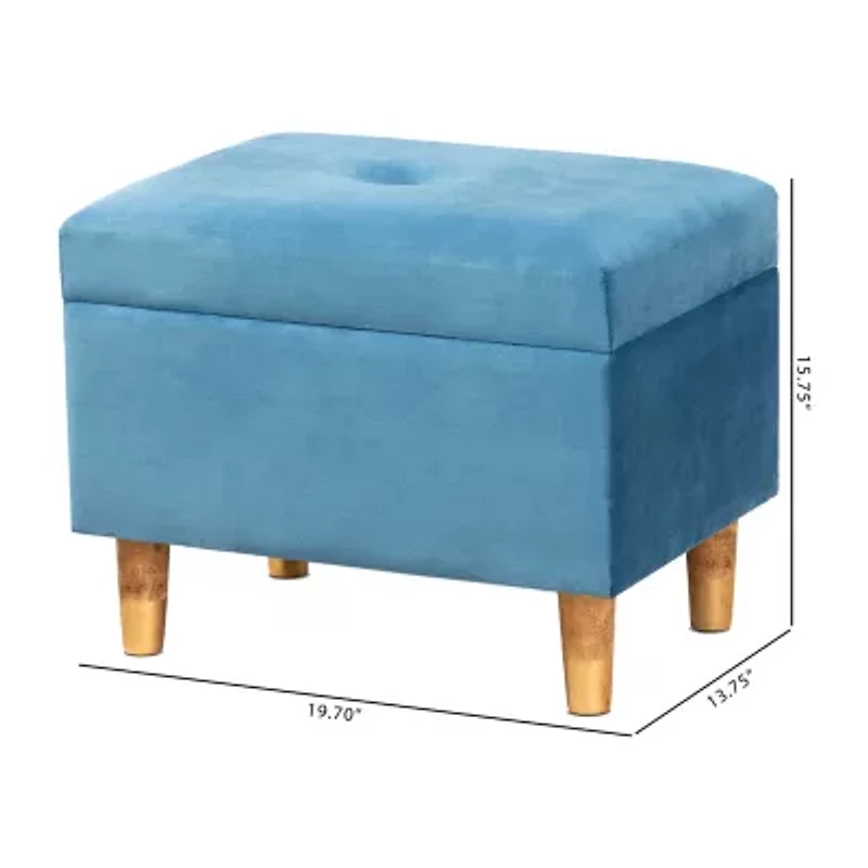 Elias Living Room Collection Upholstered Ottoman