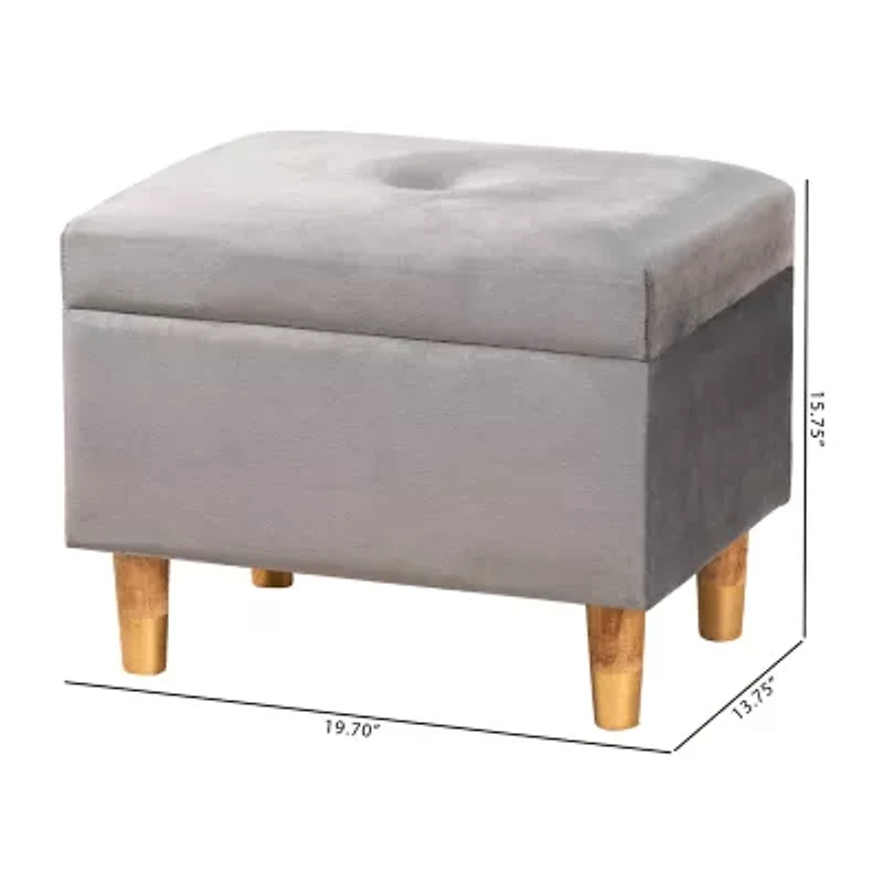 Elias Living Room Collection Upholstered Ottoman