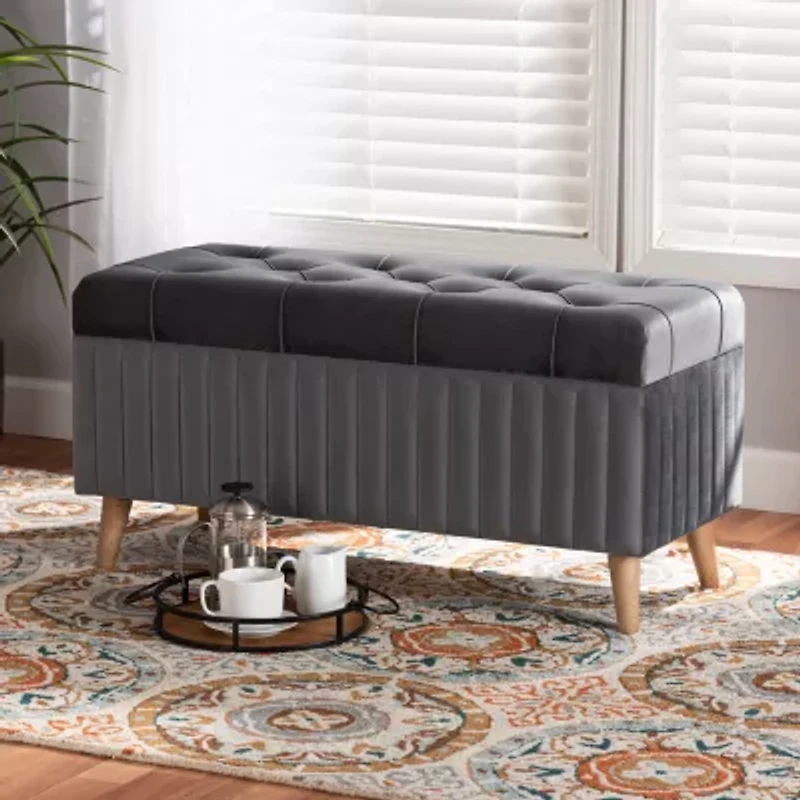 Hanley Living Room Collection Upholstered Ottoman