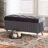 Hanley Living Room Collection Upholstered Ottoman