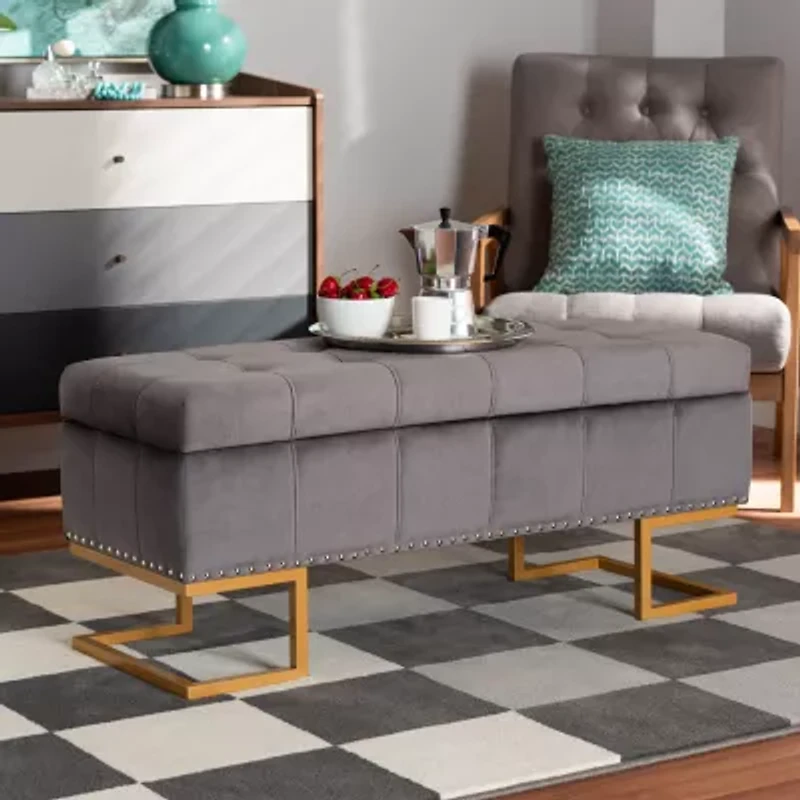 Ellery Living Room Collection Upholstered Ottoman