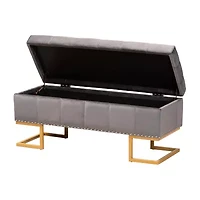 Ellery Living Room Collection Upholstered Ottoman