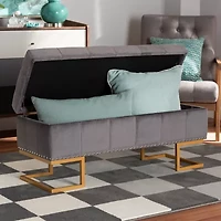 Ellery Living Room Collection Upholstered Ottoman