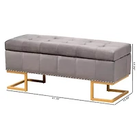 Ellery Living Room Collection Upholstered Ottoman