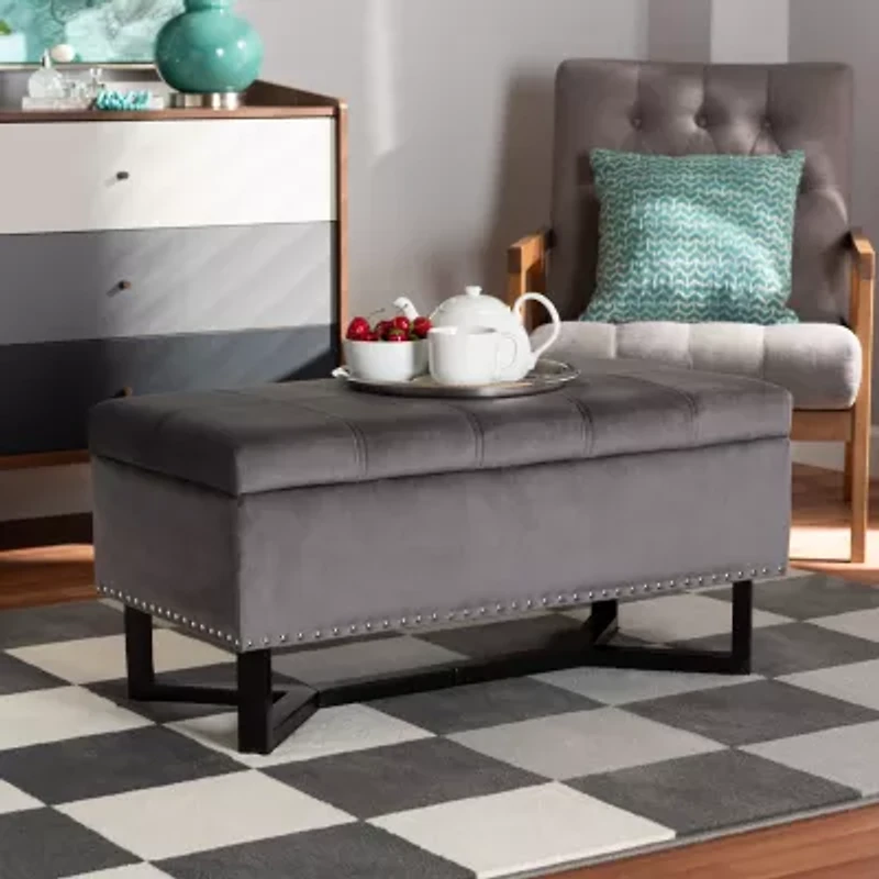 Ellery Living Room Collection Upholstered Ottoman