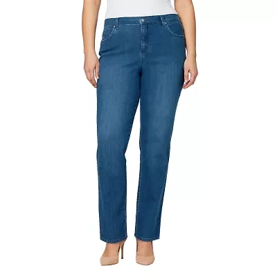 Gloria Vanderbilt Women's Plus Amanda Classic Straight Leg Jean