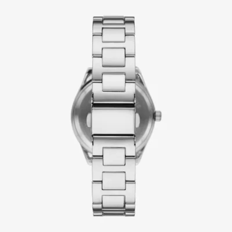 Ladies Boxed Sets Womens Crystal Accent Silver Tone 5-pc. Watch Boxed Set Fmdjset348