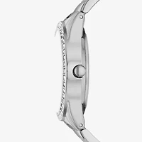 Ladies Boxed Sets Womens Crystal Accent Silver Tone 5-pc. Watch Boxed Set Fmdjset348