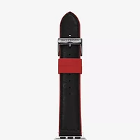 Skechers Apple Watch Compatible Unisex Adult Black Watch Band Srs1003