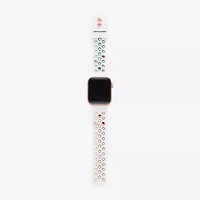 Skechers Apple Watch Compatible Unisex Adult White Watch Band Srs6001