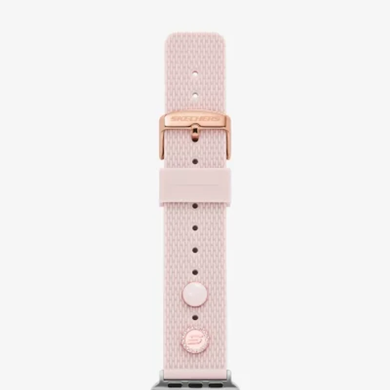 Skechers Apple Watch Compatible Unisex Adult Pink Watch Band Srs6005