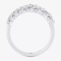 (G-H / Si1-Si2) Womens 3/4 CT. T.W. Lab Grown White Diamond 10K Gold Band