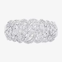 (G-H / Si1-Si2) Womens 3/4 CT. T.W. Lab Grown White Diamond 10K Gold Band