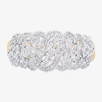 G-H / Si1-Si2) Womens CT. T.W. Lab Grown White Diamond 10K Gold Band
