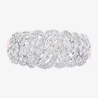 (G-H / Si1-Si2) Womens 3/4 CT. T.W. Lab Grown White Diamond 10K Rose Gold Band