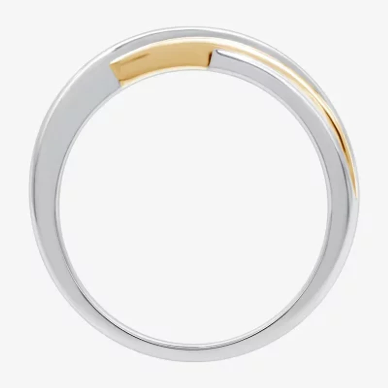 I Said Yes (H-I / I1) Womens 2MM 1/4 CT. T.W. Lab Grown White Diamond 14K Gold Over Silver Sterling Wedding Band