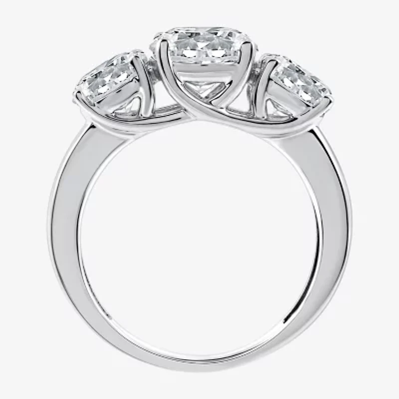 4 CT. T.W. Lab-Grown (G / SI1-SI2) Diamond Round 3-Stone Engagement Ring 14K Gold