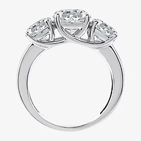4 CT. T.W. Lab-Grown (G / SI1-SI2) Diamond Round 3-Stone Engagement Ring 14K Gold