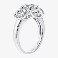4 CT. T.W. Lab-Grown (G / SI1-SI2) Diamond Round 3-Stone Engagement Ring 14K Gold