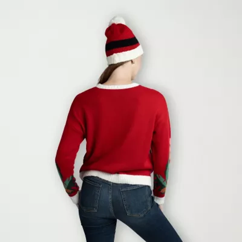 Jollidays Womens Crew Neck Long Sleeve Pullover Sweater