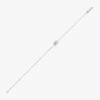Diamond Addiction (G-H / Si2-I1) Womens 10K Gold 8 Inch Cable Chain Bracelet