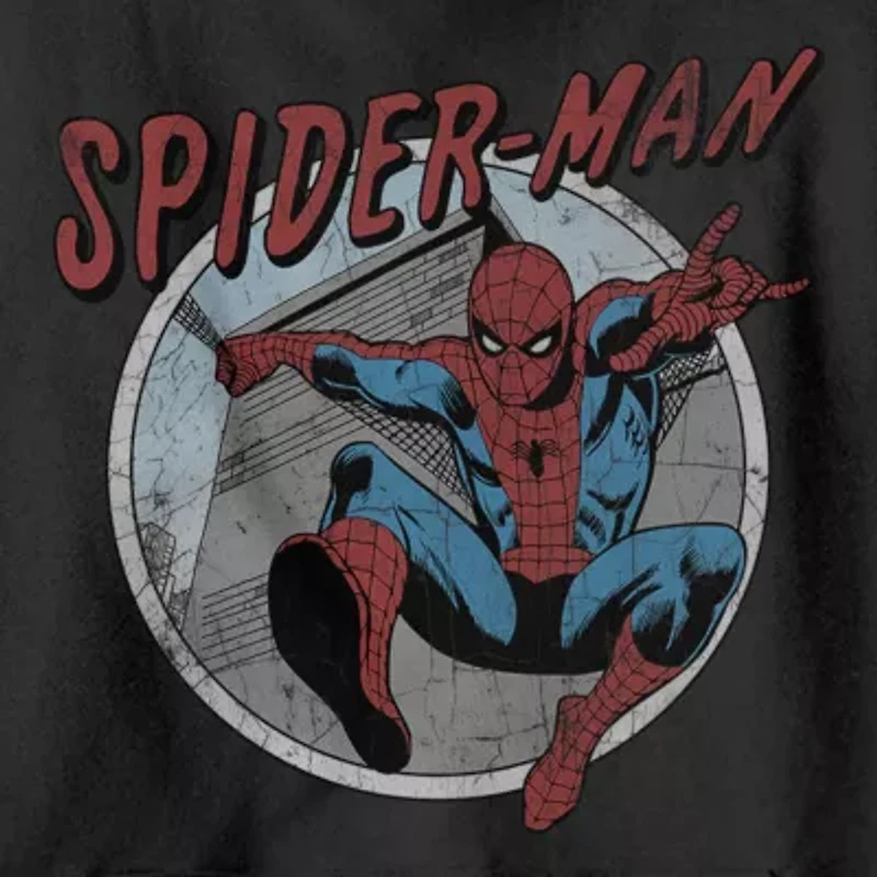 Disney Collection Little & Big Kid Boys Long Sleeve Marvel Spiderman Hoodie