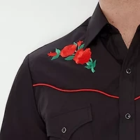 Ely Cattleman Mens Long Sleeve Western Shirt