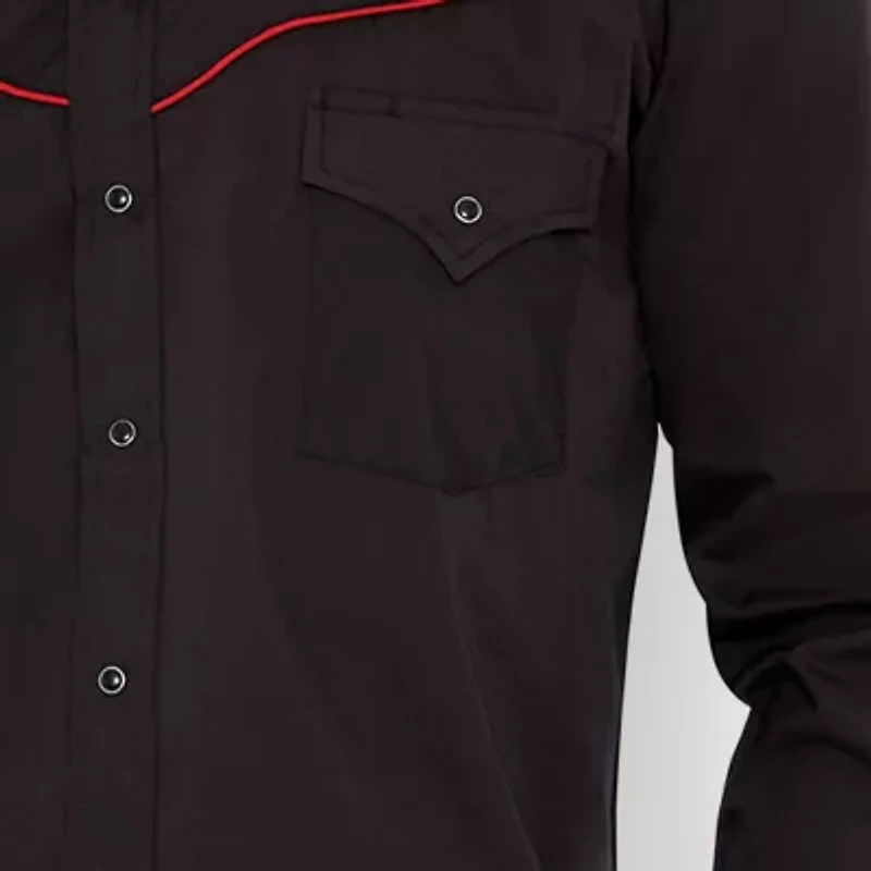 Ely Cattleman Mens Long Sleeve Western Shirt