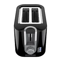 Black+Decker 2-Slice Electric Toaster