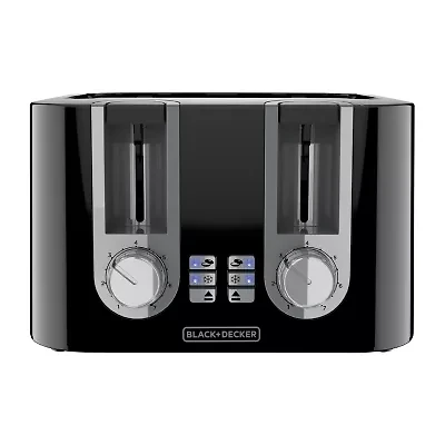 Black+Decker 4-Slice Electric Toaster