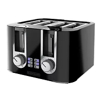 Black+Decker 4-Slice Electric Toaster