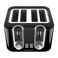 Black+Decker 4-Slice Electric Toaster