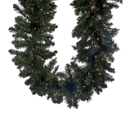 Kurt Adler 9-Ft Twinkle Vanderbilt Pre-Lit Christmas Indoor Garland