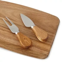 Denmark 3-pc. Wood Cheese Board and Knife Set