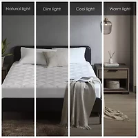 Sharper Image Cooling Touch Down Alternative Mattress Pad