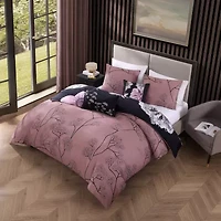 Bebejan Midnight Meadow 5-pc. Midweight Reversible Comforter Set
